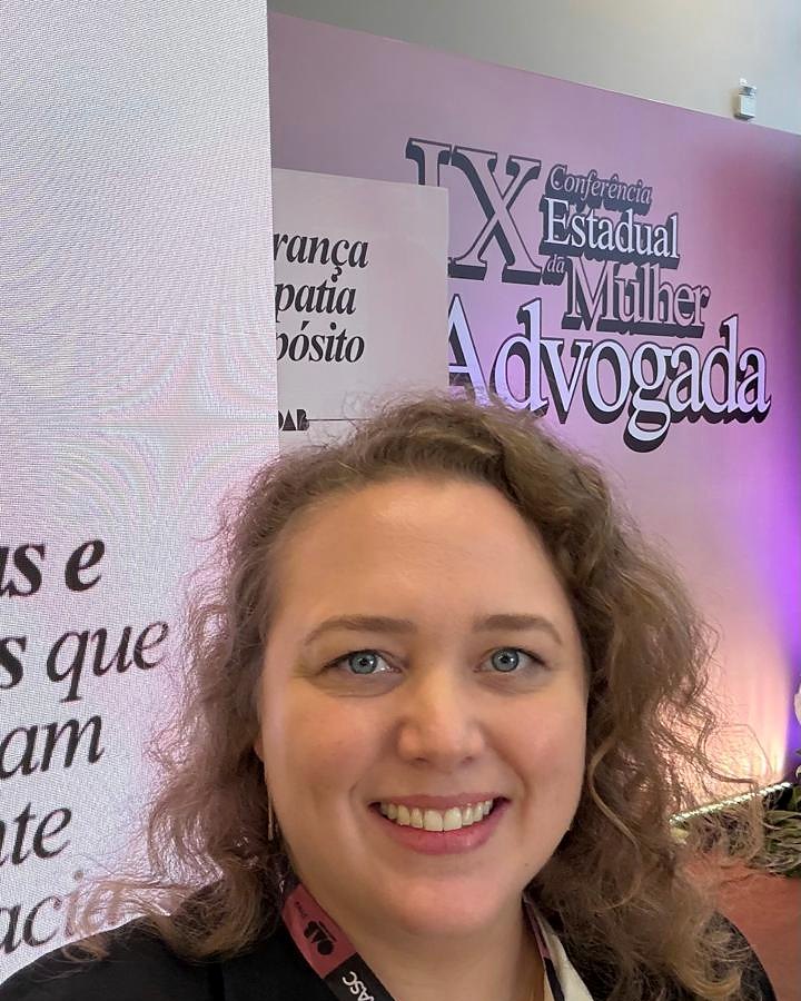 Alícia na IX Conferência Estadual da Mulher Advogada, OAB/SC